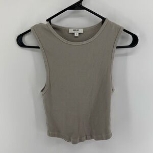 Agolde Women's Ribbed Crop Tank | Small